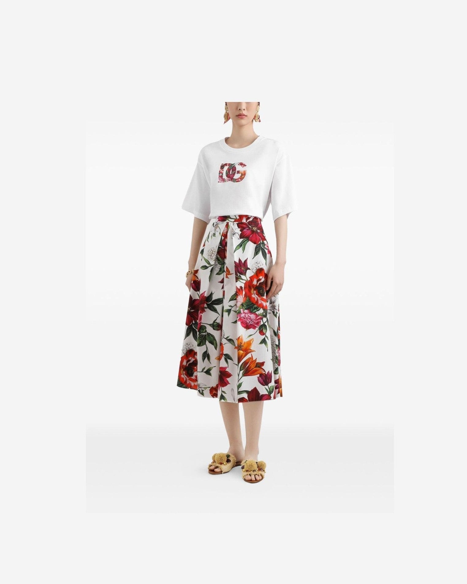 Dolce & Gabbana White T-shirt Glam Steals