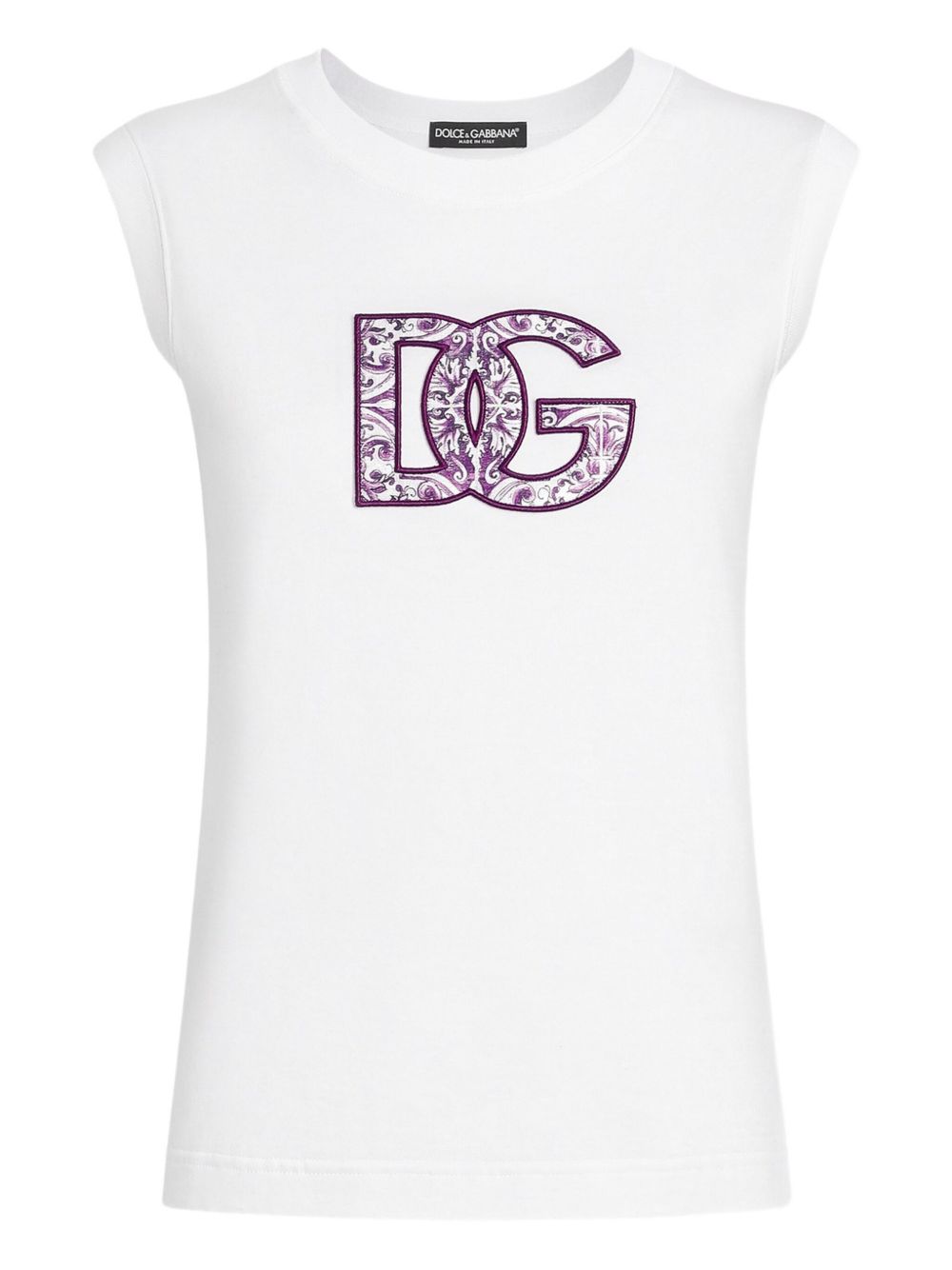 Dolce & Gabbana White T-shirt Glam Steals