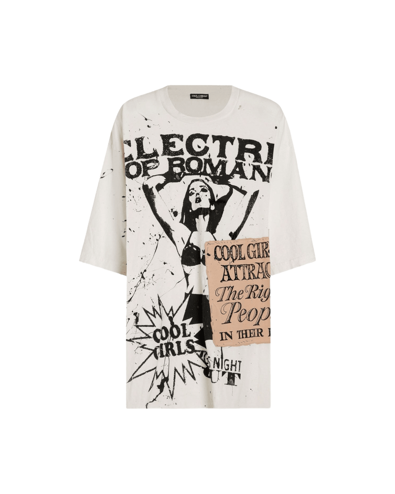 Dolce & Gabbana White T-shirt and Polo Glam Steals