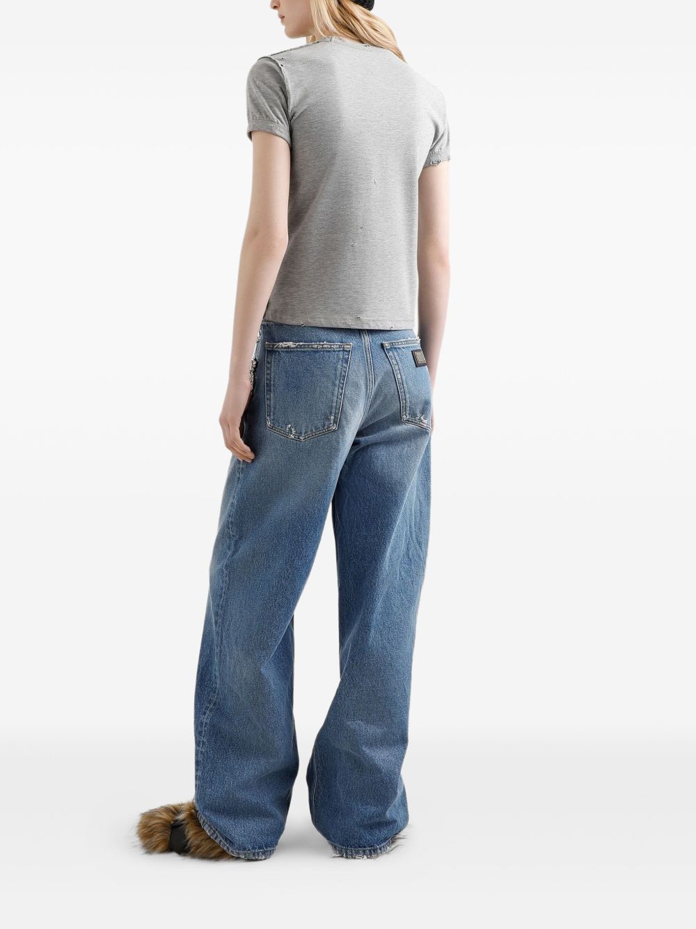 Dolce & Gabbana White T-shirt and Polo Glam Steals