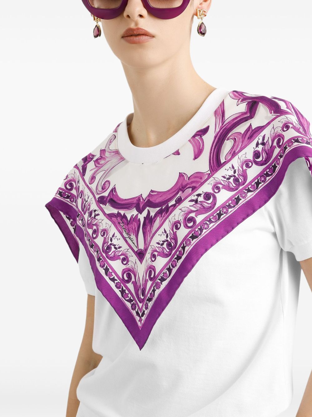 Dolce & Gabbana White T-shirt and Polo Glam Steals