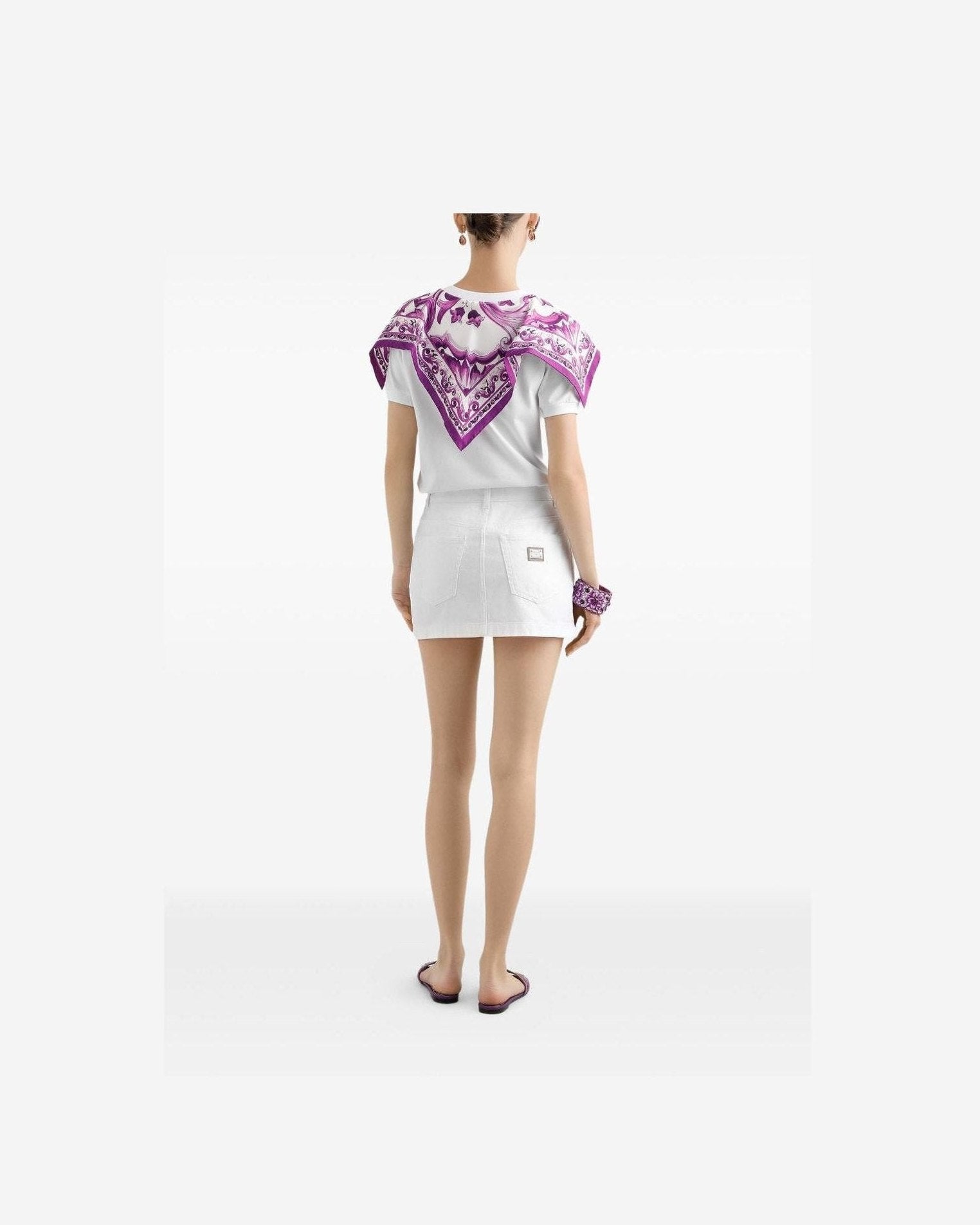 Dolce & Gabbana White T-shirt and Polo Glam Steals