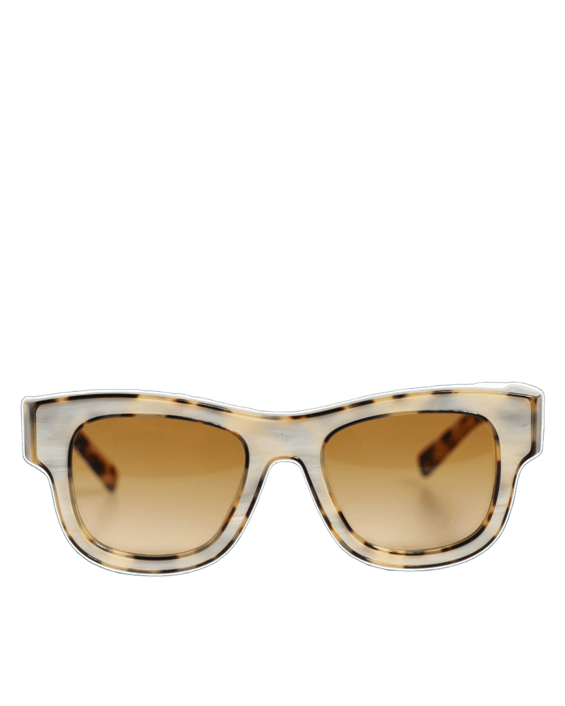 Dolce & Gabbana White Tortoiseshell Gradient Shades Sunglasses Glam Steals