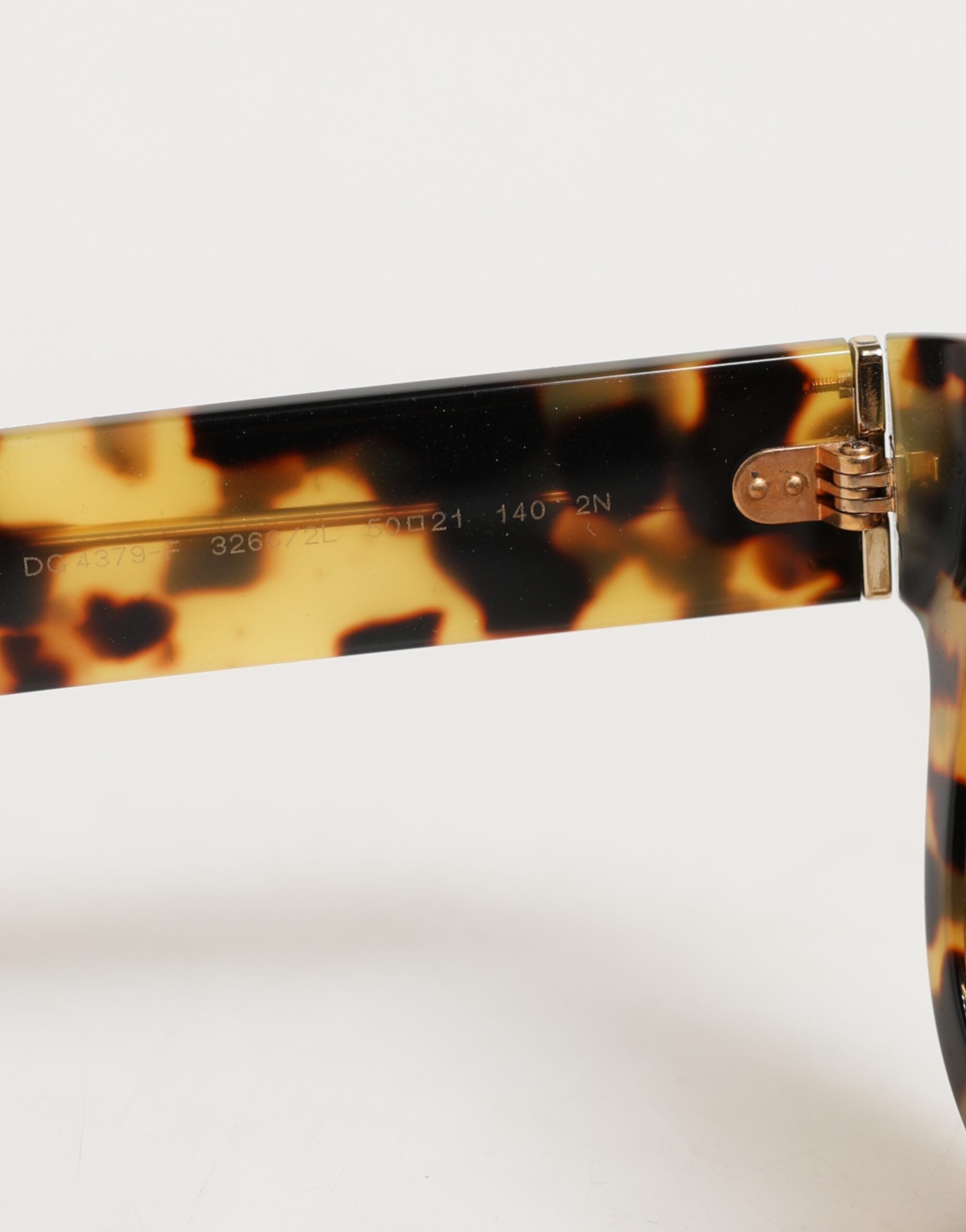 Dolce & Gabbana White Tortoiseshell Gradient Shades Sunglasses Glam Steals