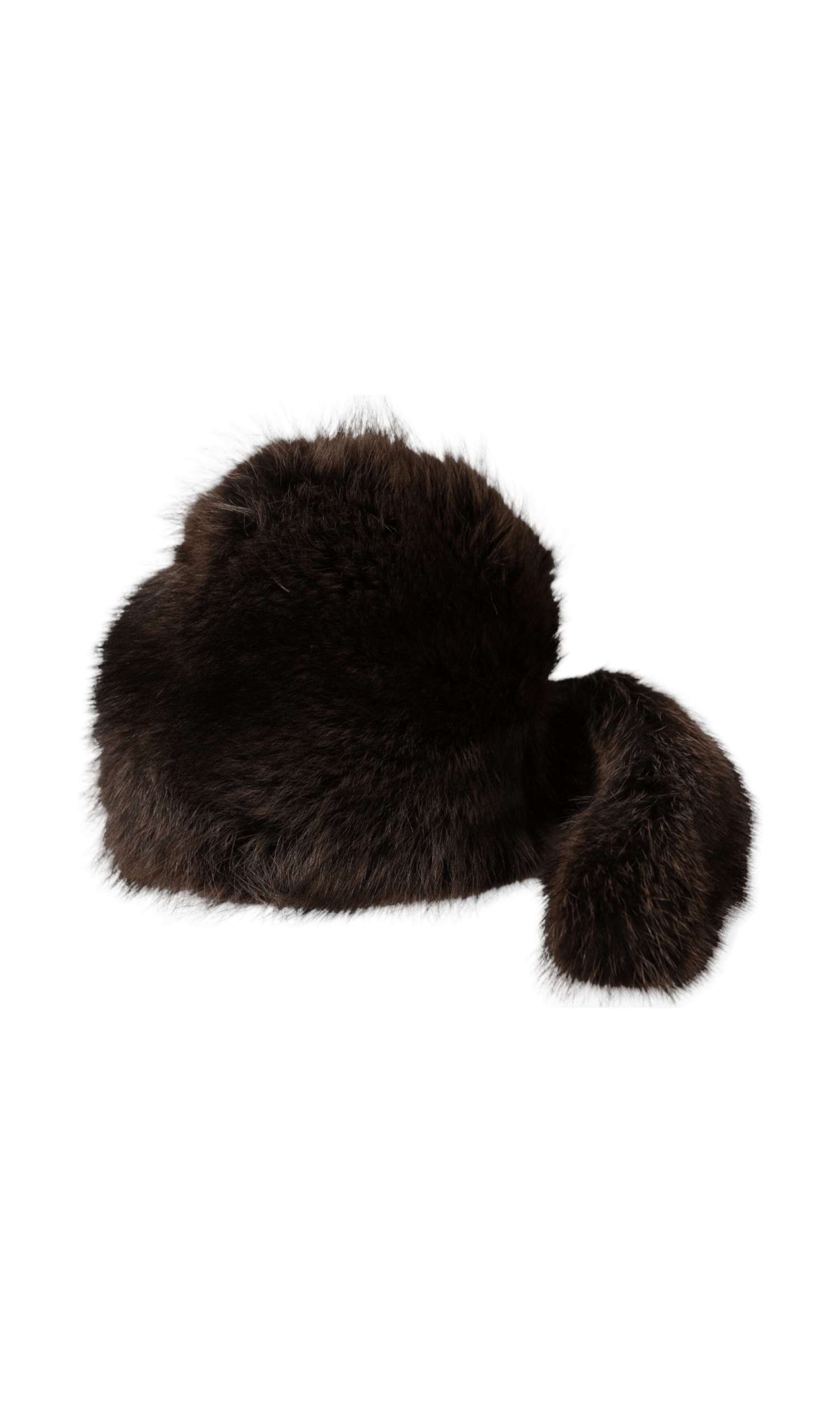Dolce & Gabbana Women Raccoon Fur Bucket Brown Hat Glam Steals
