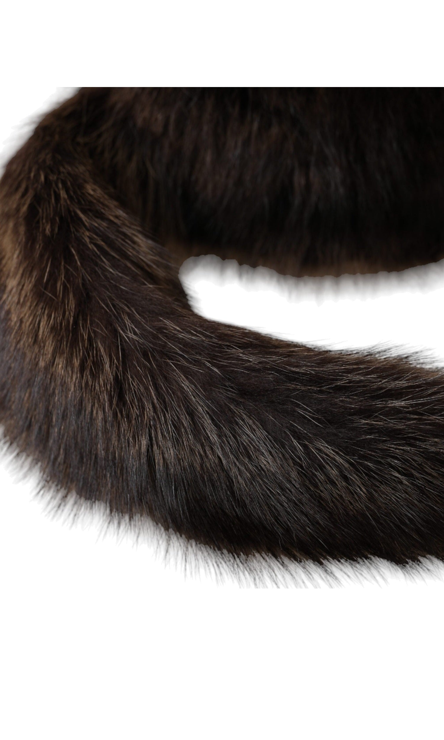 Dolce & Gabbana Women Raccoon Fur Bucket Brown Hat Glam Steals