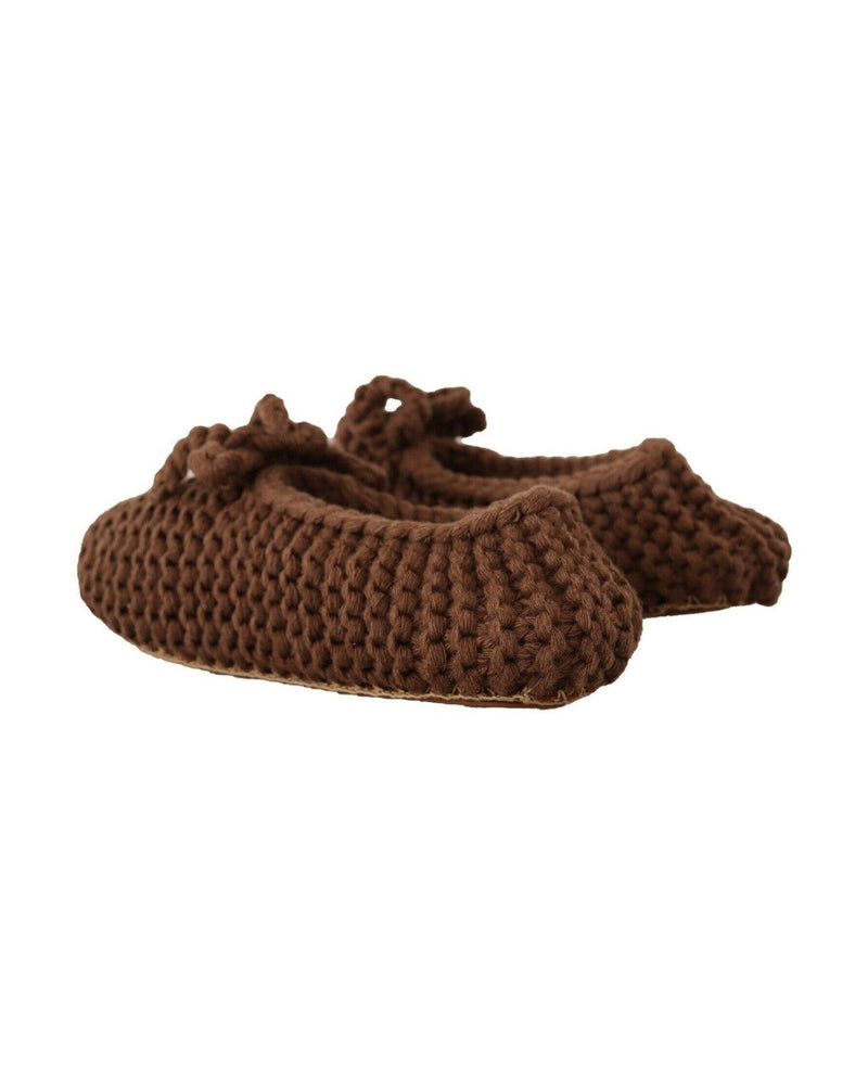 Dolce & Gabbana Wool Elegant Knit Ballerina Flats Glam Steals