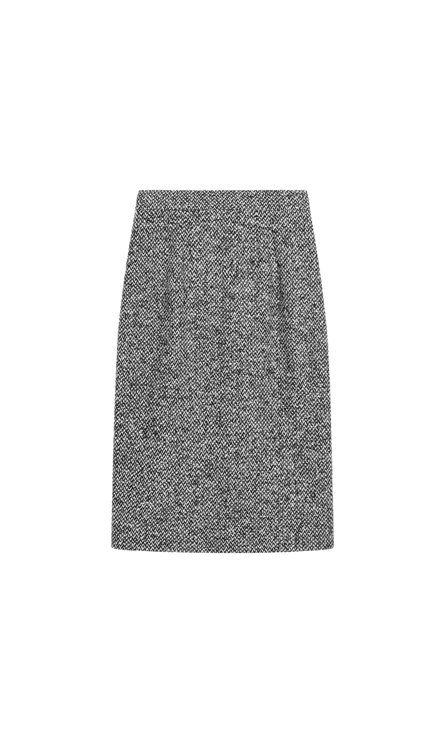 Dolce & Gabbana Wool Pencil Skirt in Speckled Blend Glam Steals