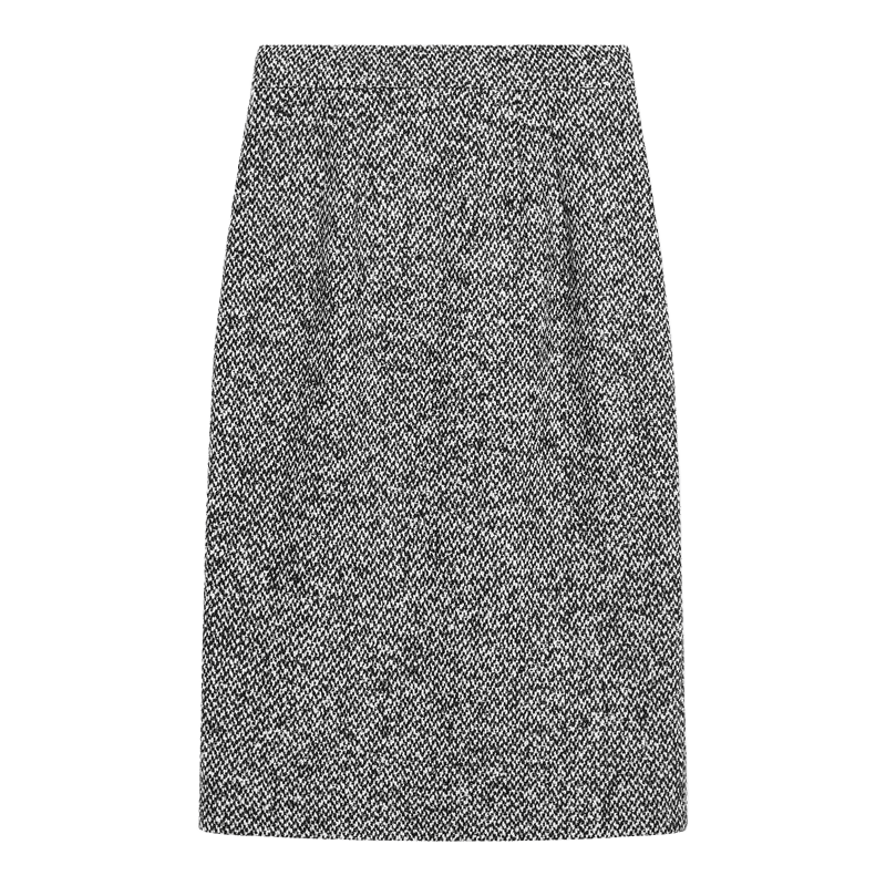 Dolce & Gabbana Wool Pencil Skirt in Speckled Blend Glam Steals