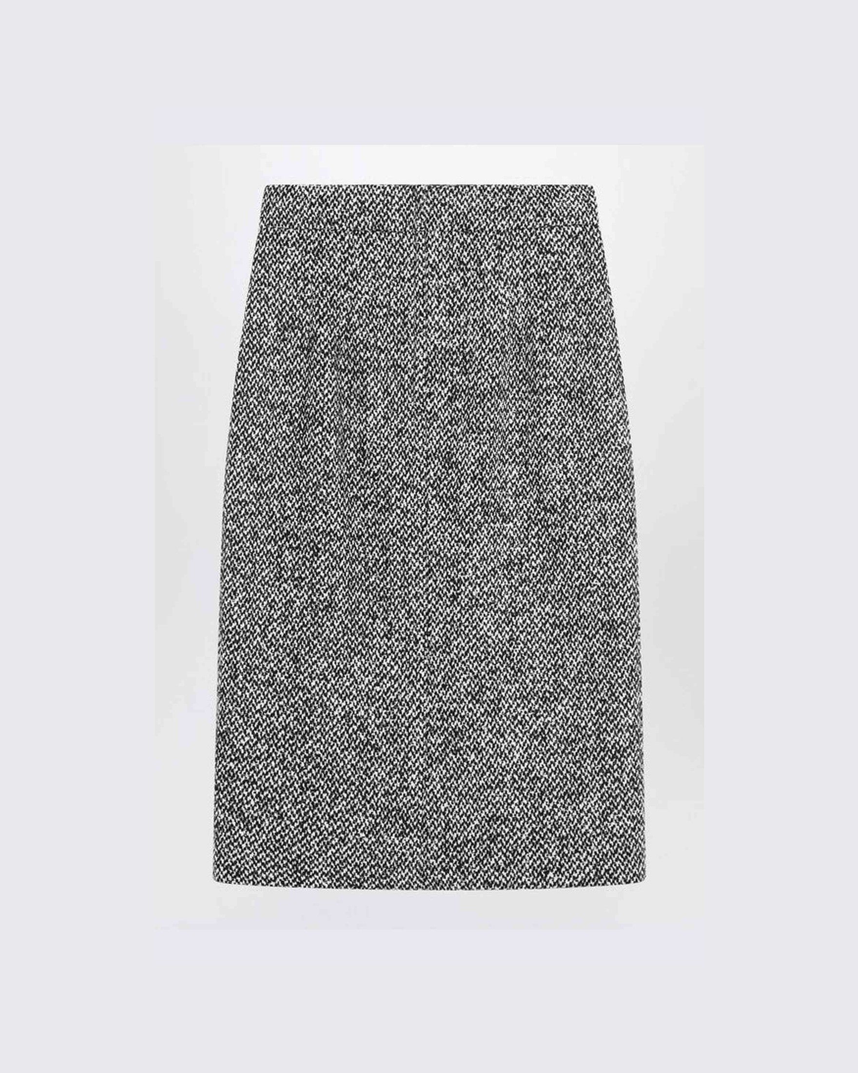 Dolce & Gabbana Wool Pencil Skirt in Speckled Blend Glam Steals