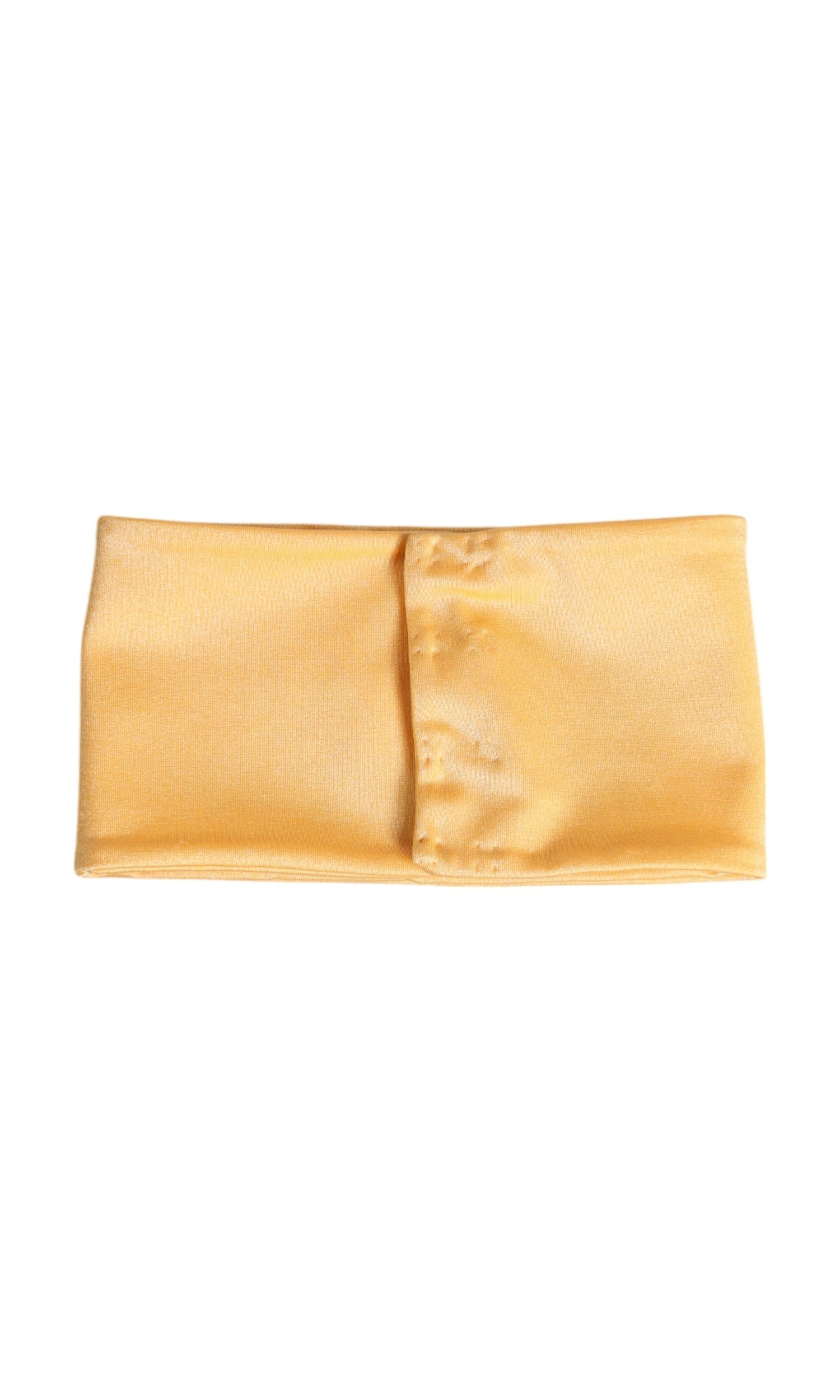 Dolce & Gabbana Yellow Nylon Stretch Women Neck Warmer Scarf Glam Steals