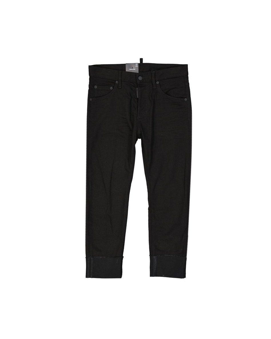 Dsquared² Black Cotton Denim Jeans Jeans