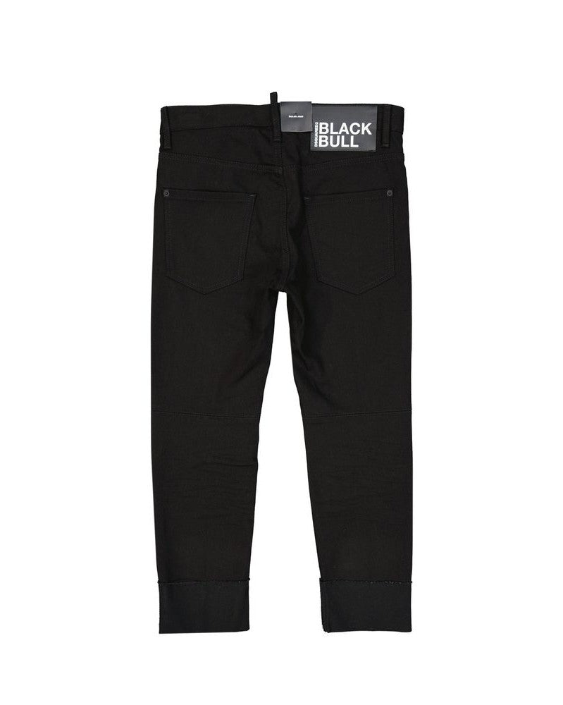 Dsquared² Black Cotton Denim Jeans Jeans