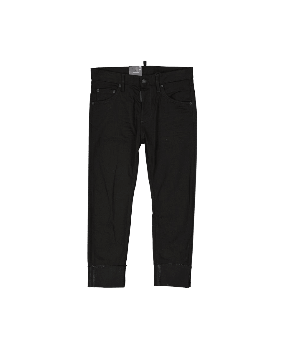 Dsquared² Black Cotton Jeans Denim