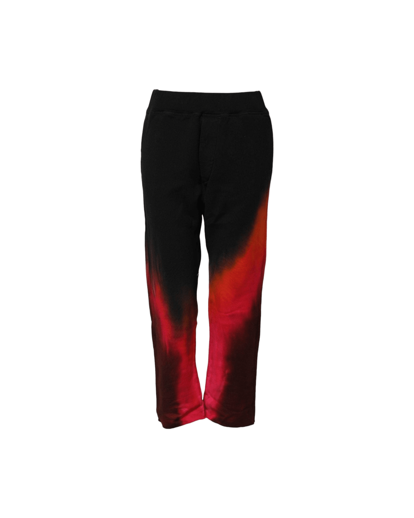 Dsquared² Black Cotton Red Straight Fit Jogger Pant Glam Steals