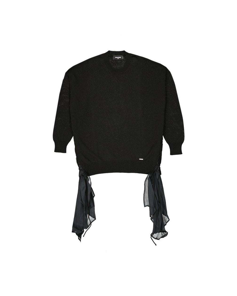 Dsquared² Black Cotton Sweatshirt Sweatshirts