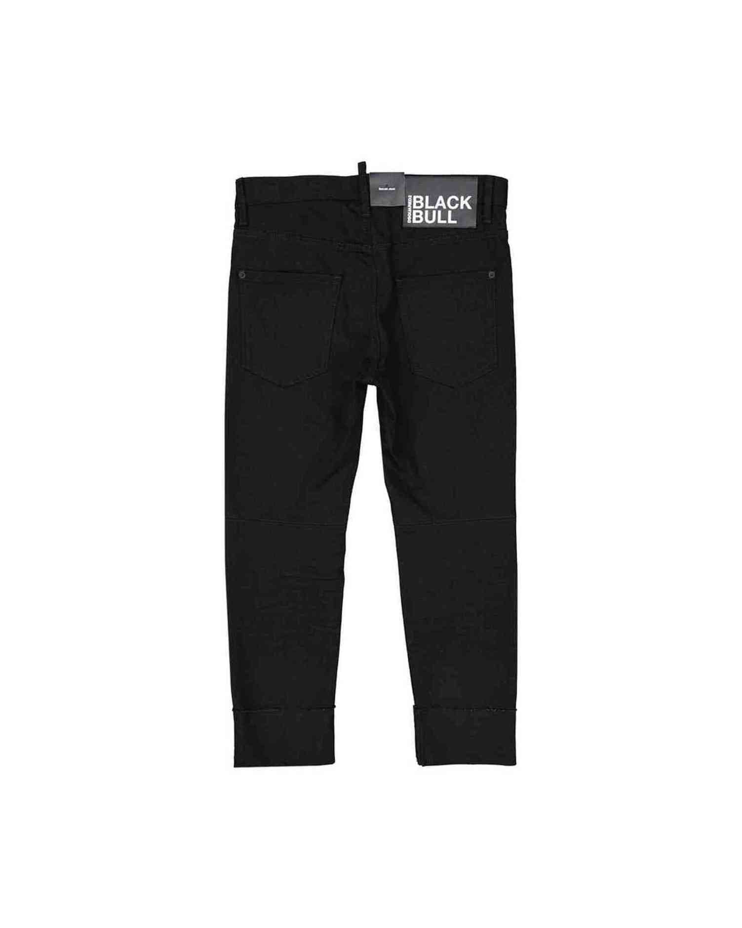 Dsquared² Black Denim Bull Sailor Jeans Glam Steals
