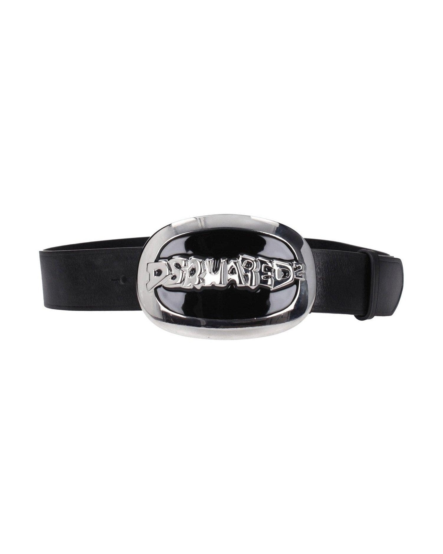 Dsquared² Black Leather Belts Glam Steals