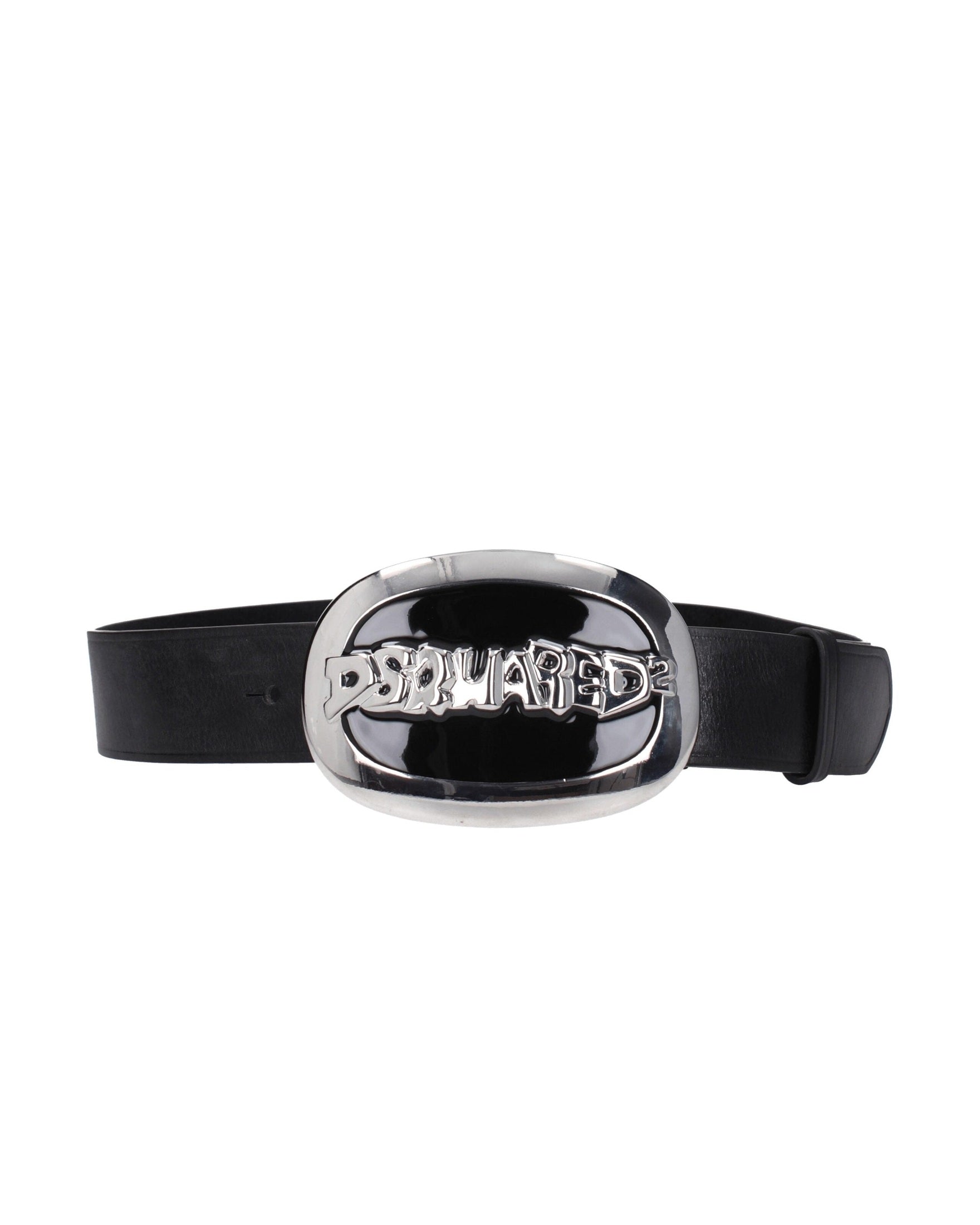 Dsquared² Black Leather Belts Glam Steals