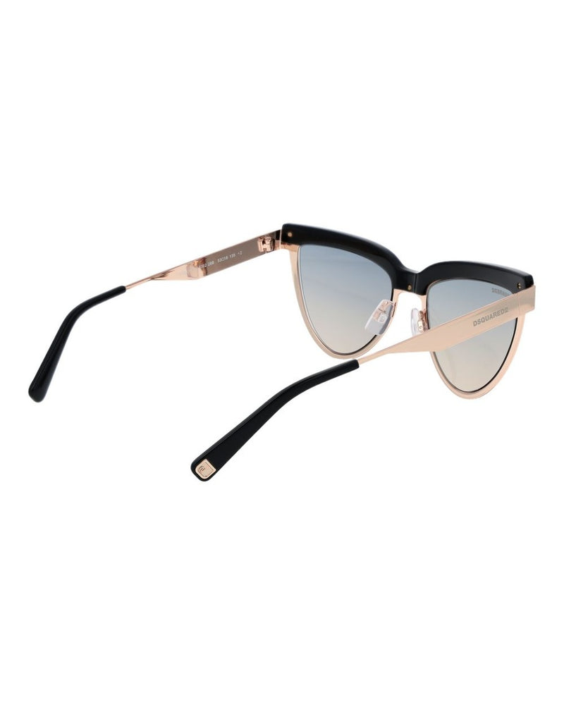 Dsquared² Black Metal Sunglasses Glam Steals