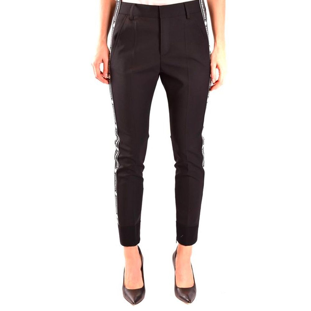 Dsquared² Black Wool Dress Pant Glam Steals