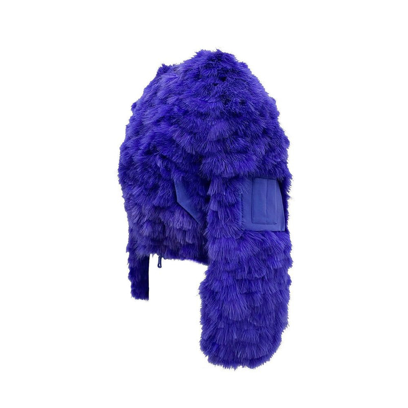 Dsquared² Blue Feather Bomber Glam Steals