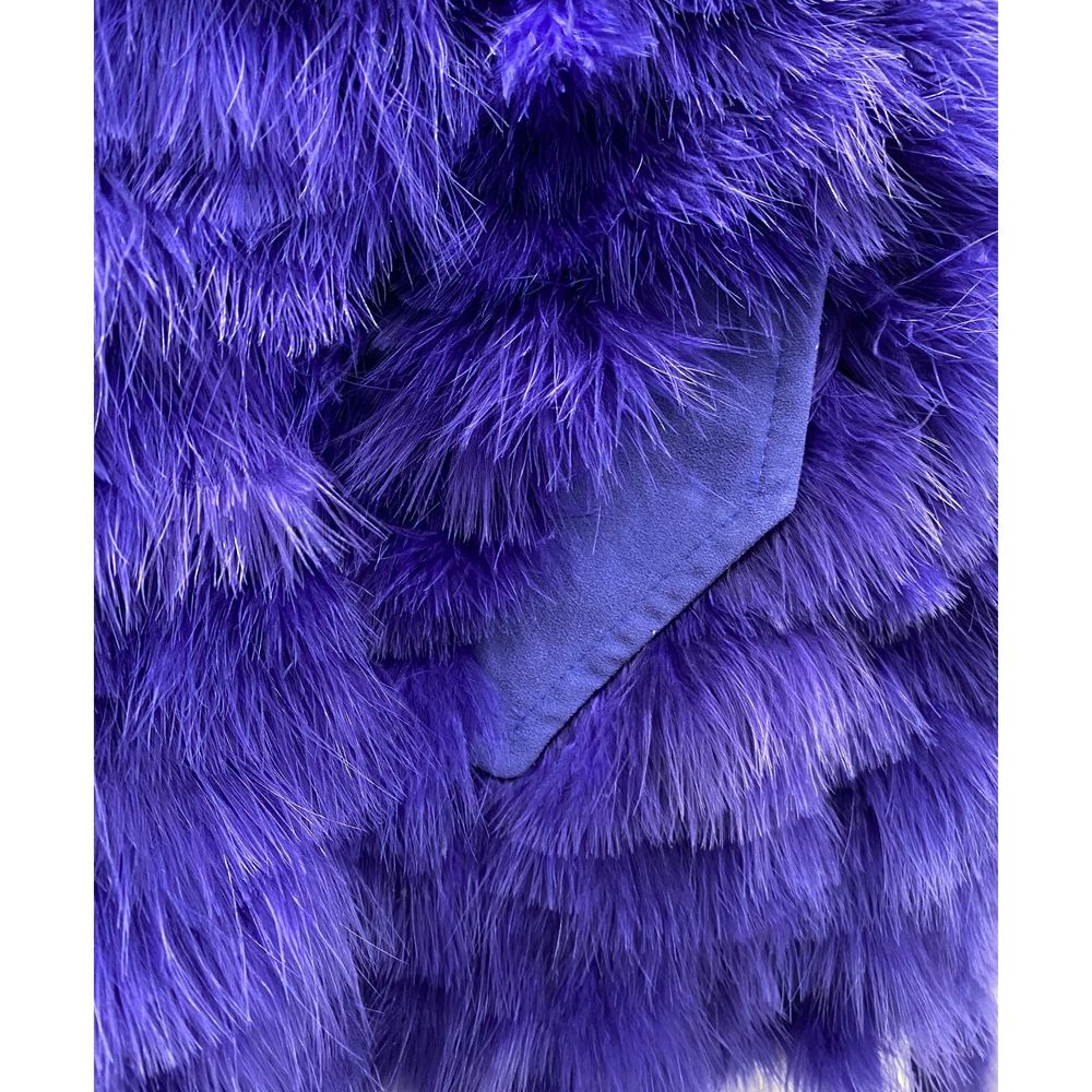 Dsquared² Blue Feather Bomber Glam Steals