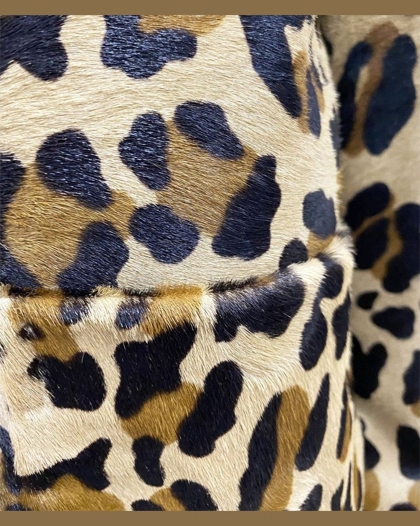 Dsquared² Brown Calfskin Coat Glam Steals