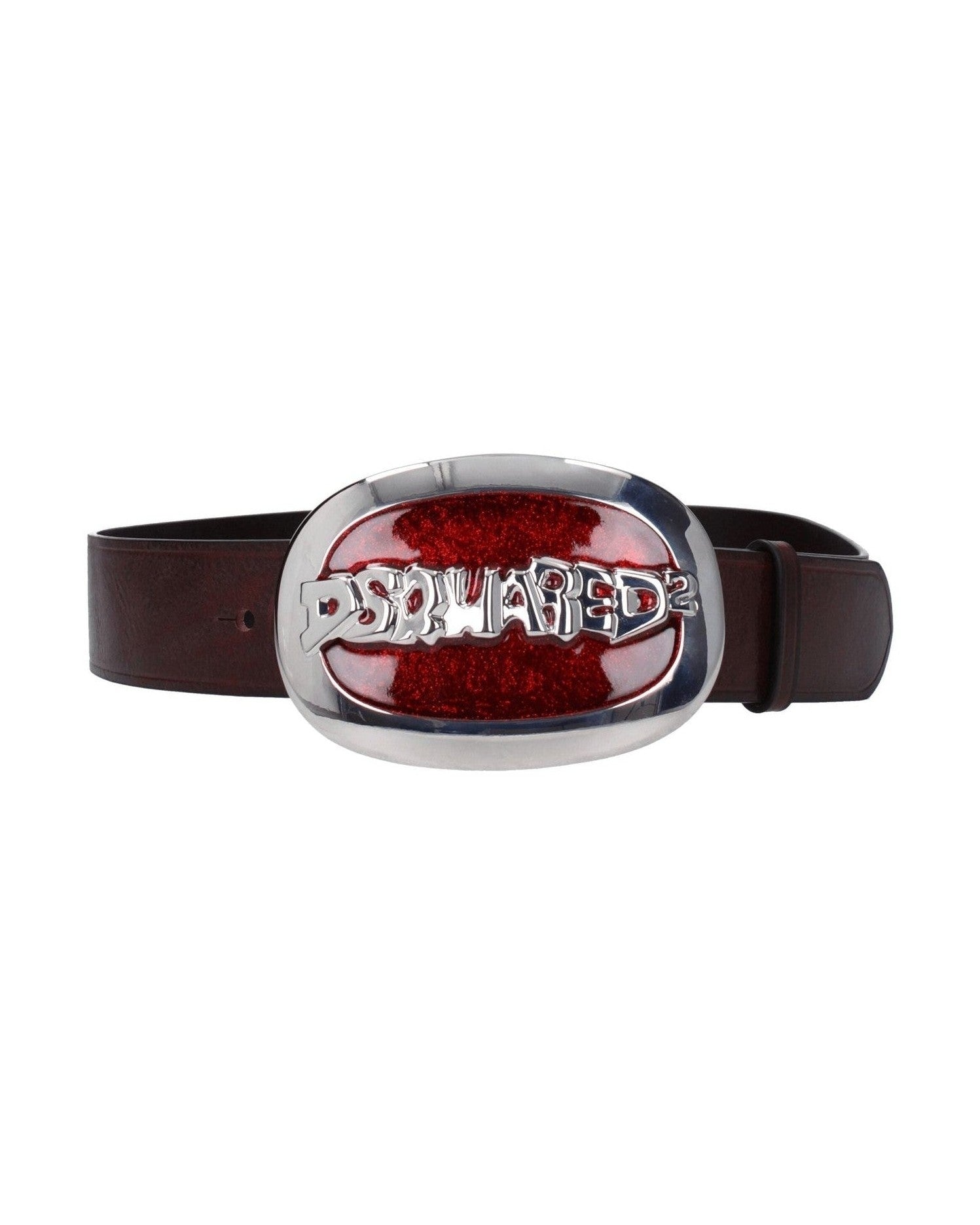 Dsquared² Brown Leather Regular Belts Glam Steals