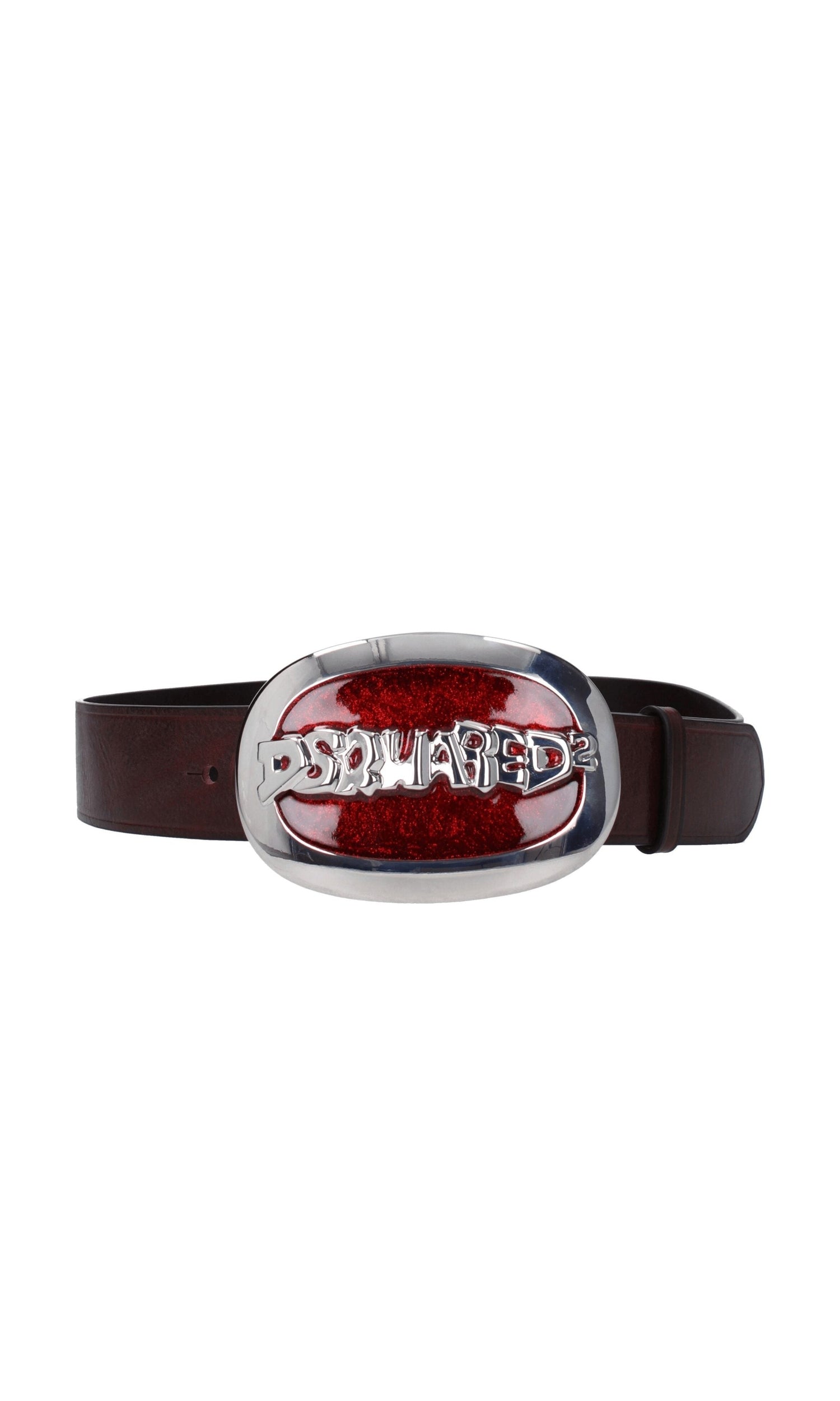 Dsquared² Brown Leather Regular Belts Glam Steals