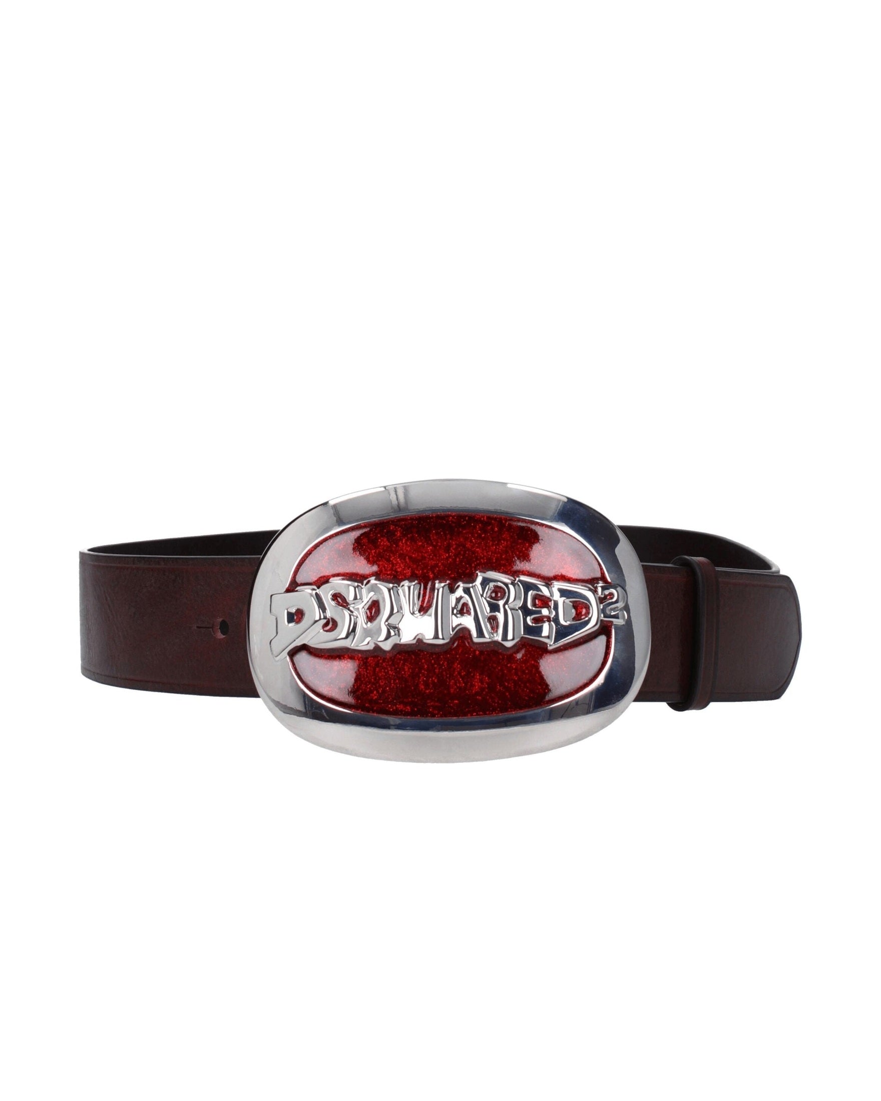 Dsquared² Brown Leather Regular Belts Glam Steals