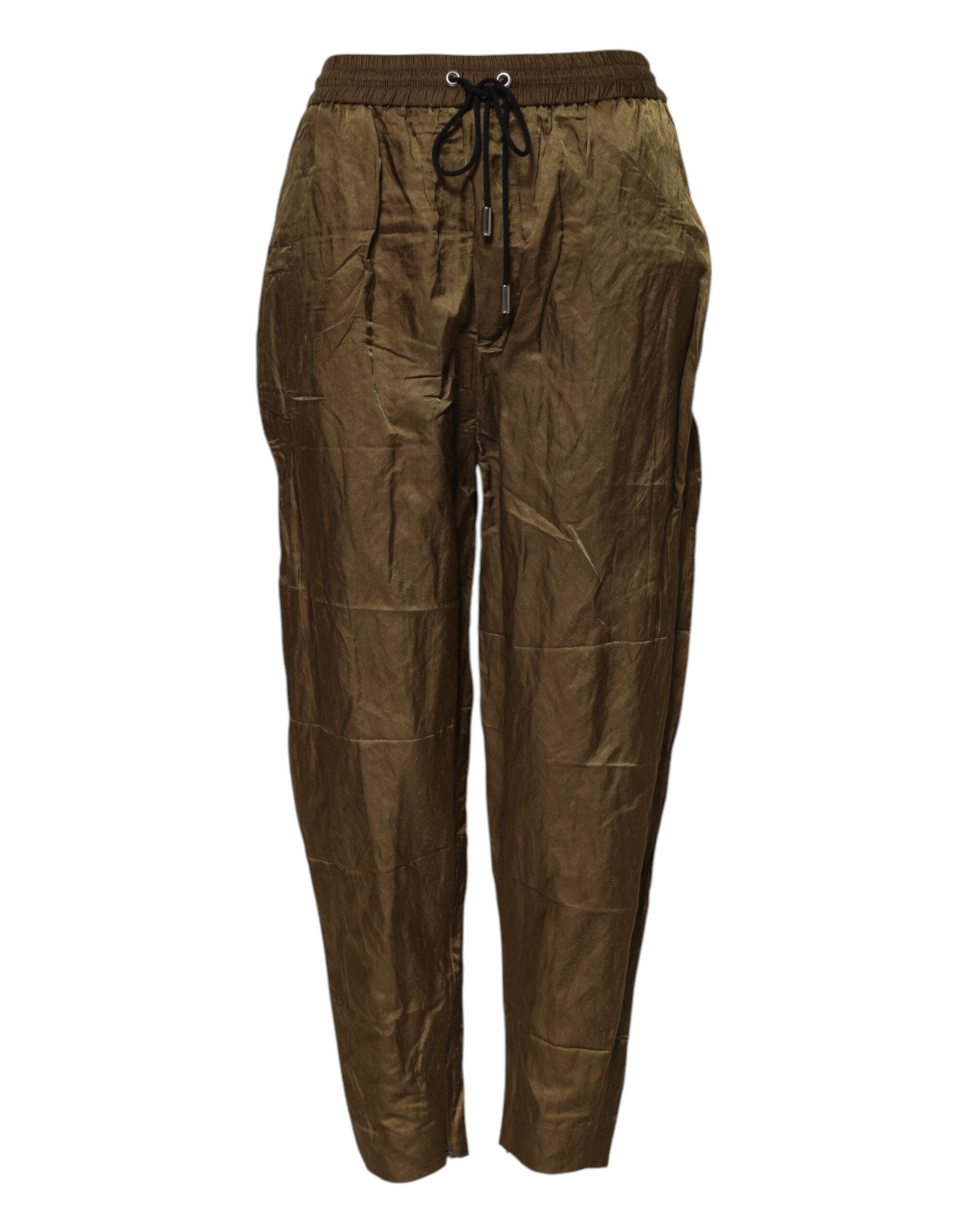 Dsquared² Brown Mid Waisted Women Sweatpant Pant Glam Steals