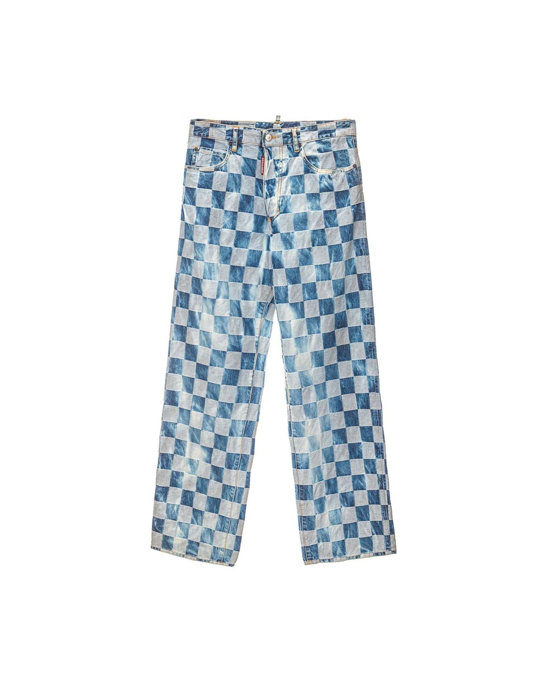 Dsquared² Cotton Jeans & Blue Pant Glam Steals
