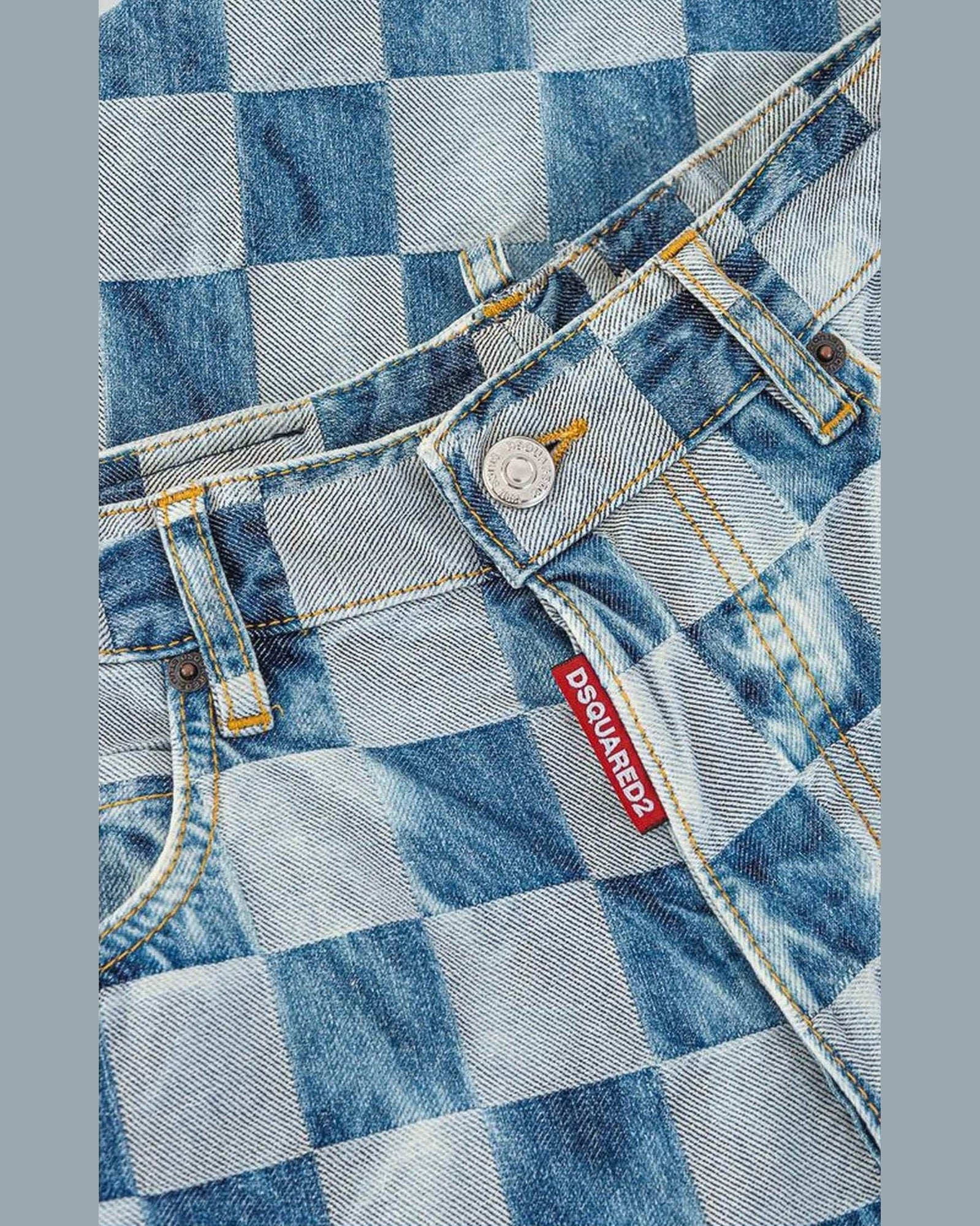 Dsquared² Cotton Jeans & Blue Pant Glam Steals