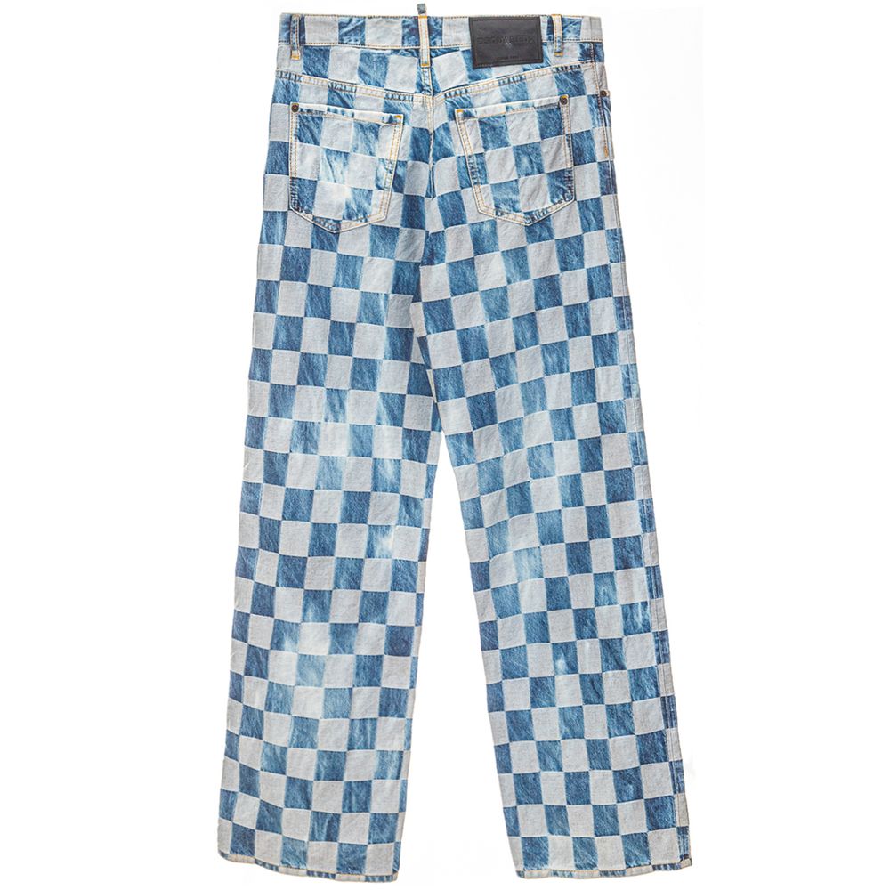 Dsquared² Cotton Jeans & Blue Pant Glam Steals