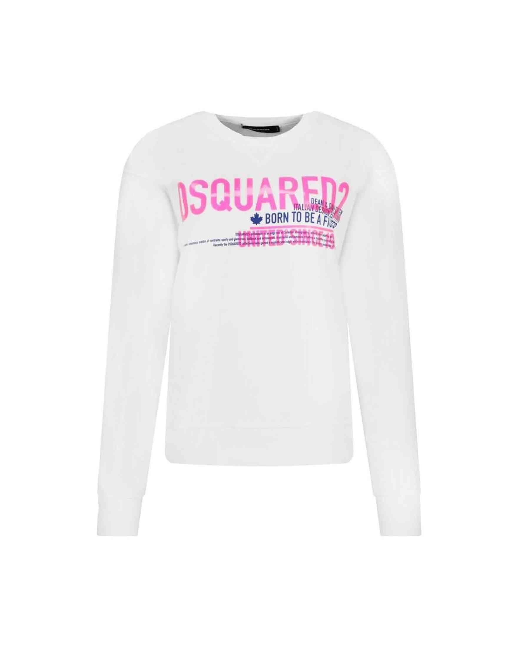 Dsquared² Cotton Logo Sweat-Shirt Glam Steals
