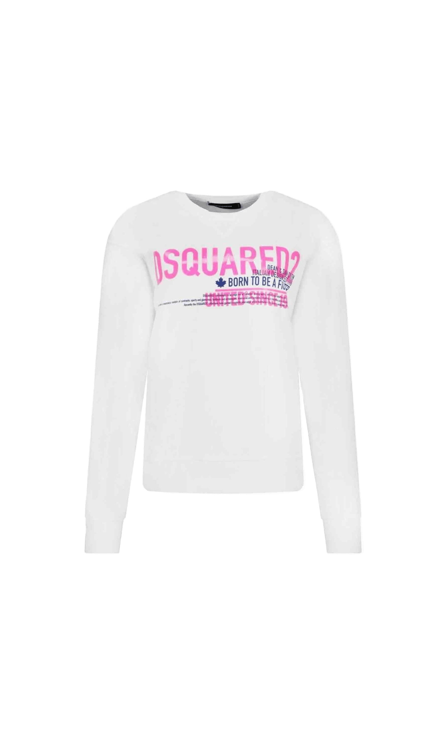 Dsquared² Cotton Logo Sweat-Shirt Glam Steals