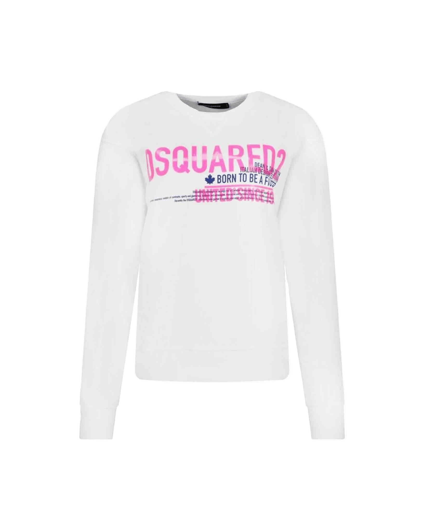 Dsquared² Cotton Logo Sweat-Shirt Glam Steals