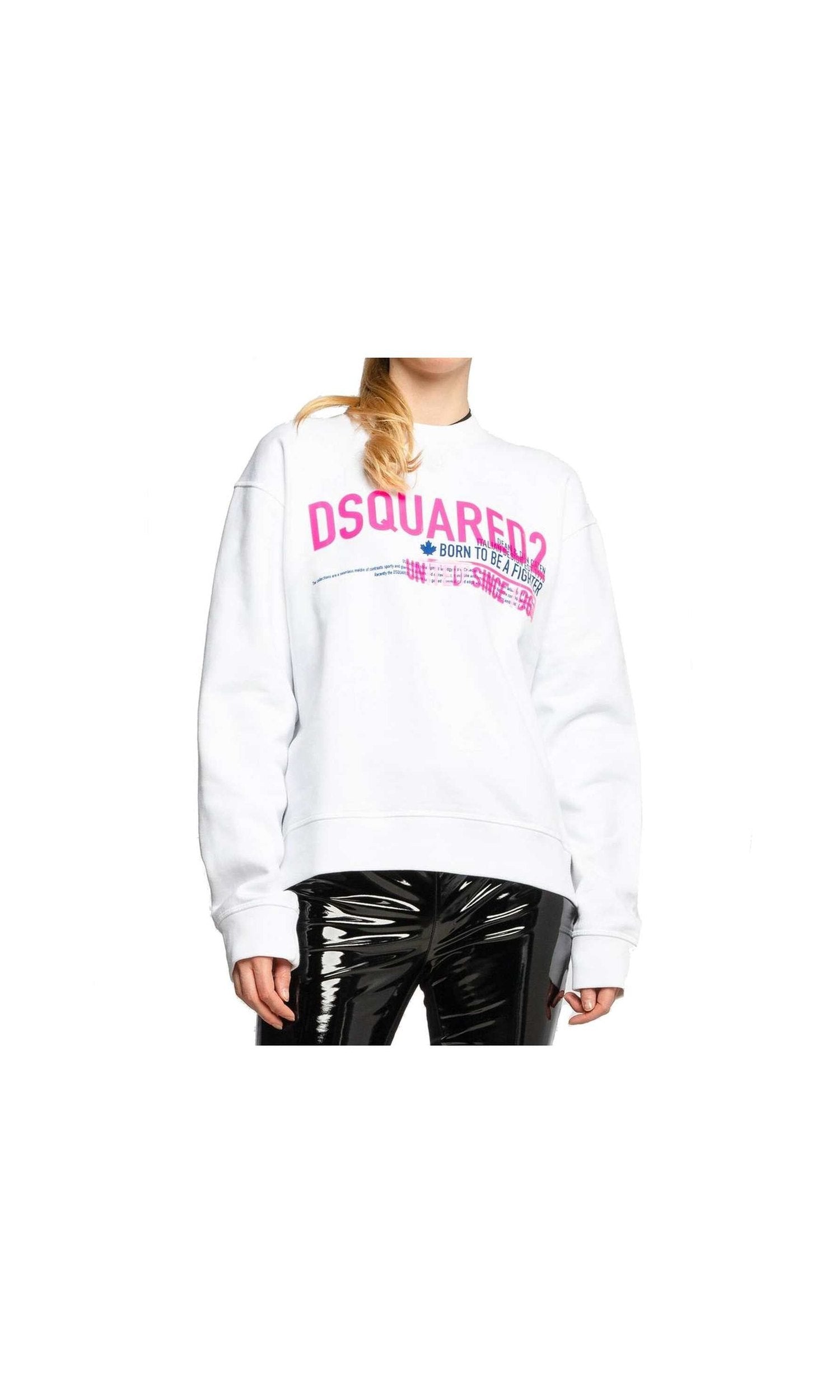 Dsquared² Cotton Logo Sweat-Shirt Glam Steals
