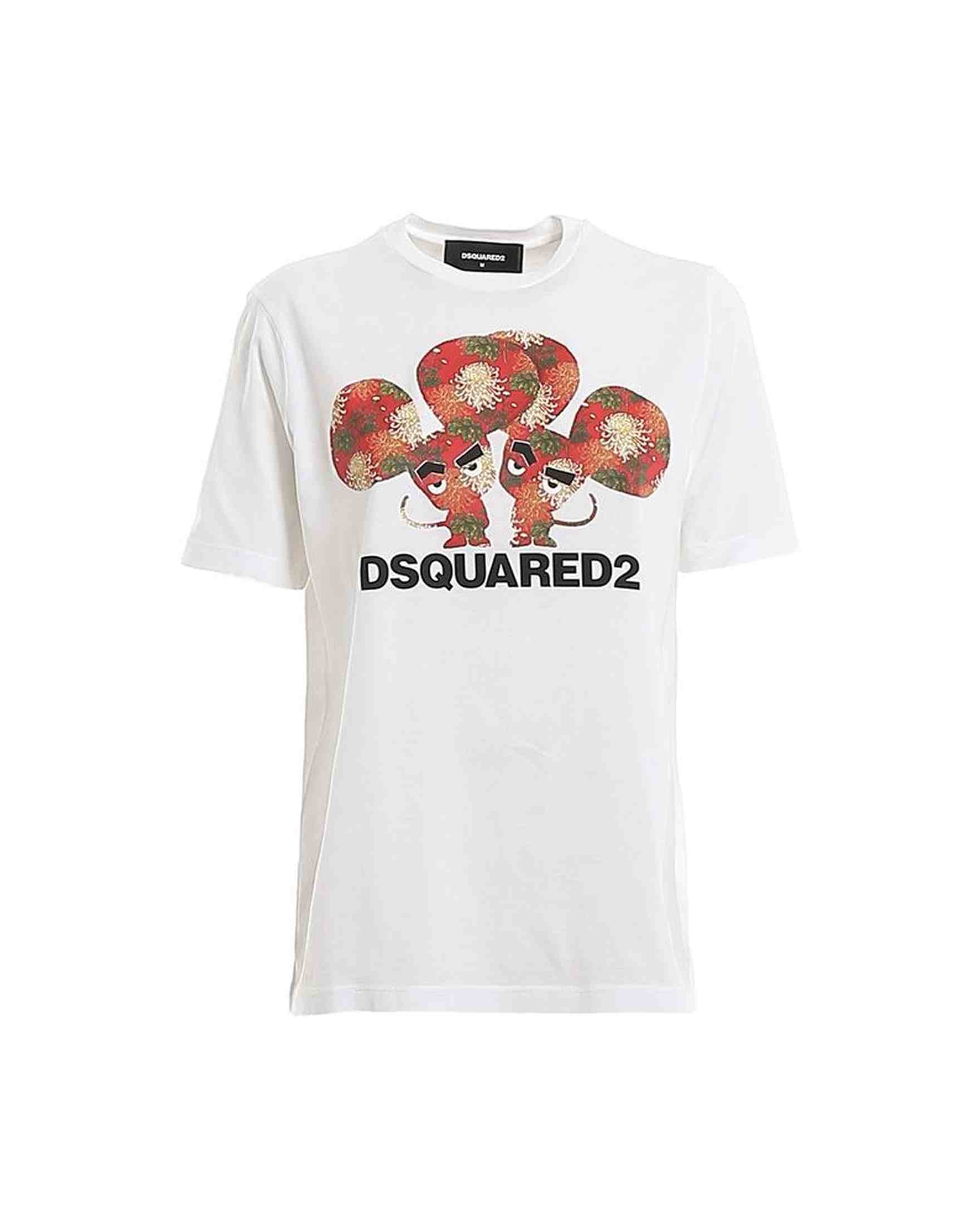 Dsquared² Cotton Logo T-Shirt Glam Steals