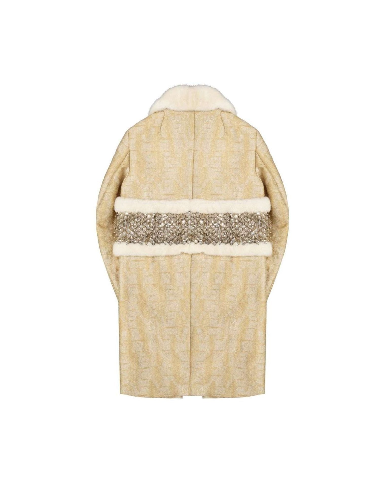 Dsquared² Crystal Embellished Coat Glam Steals