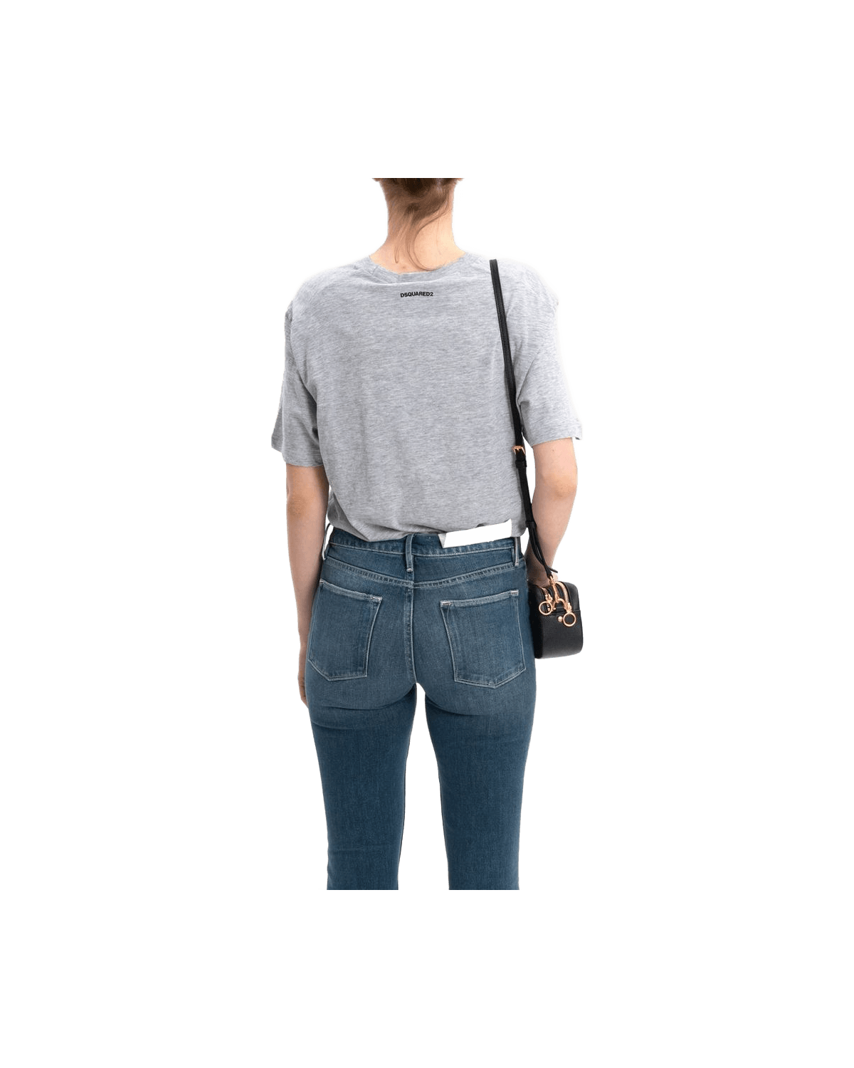 Dsquared² Gray Cotton Logo T-Shirt Glam Steals