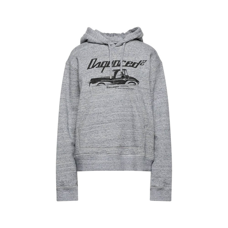 Dsquared² Gray Cotton Sweatshirt Glam Steals