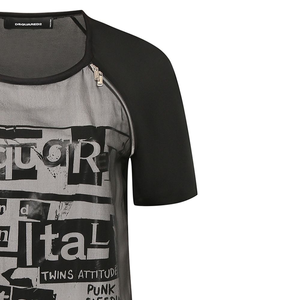 Dsquared² Silk Printed Mini Dress Glam Steals