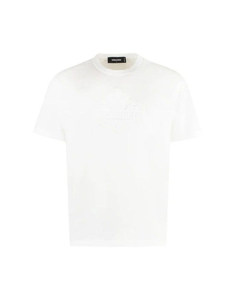 Dsquared² White Cotton T-Shirt T-Shirts