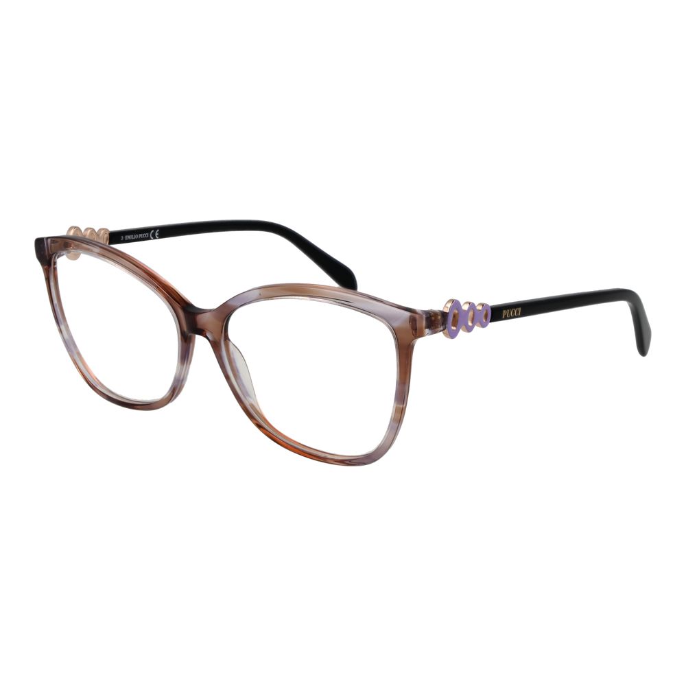 Emilio Pucci Brown Women Optical Frame Glam Steals