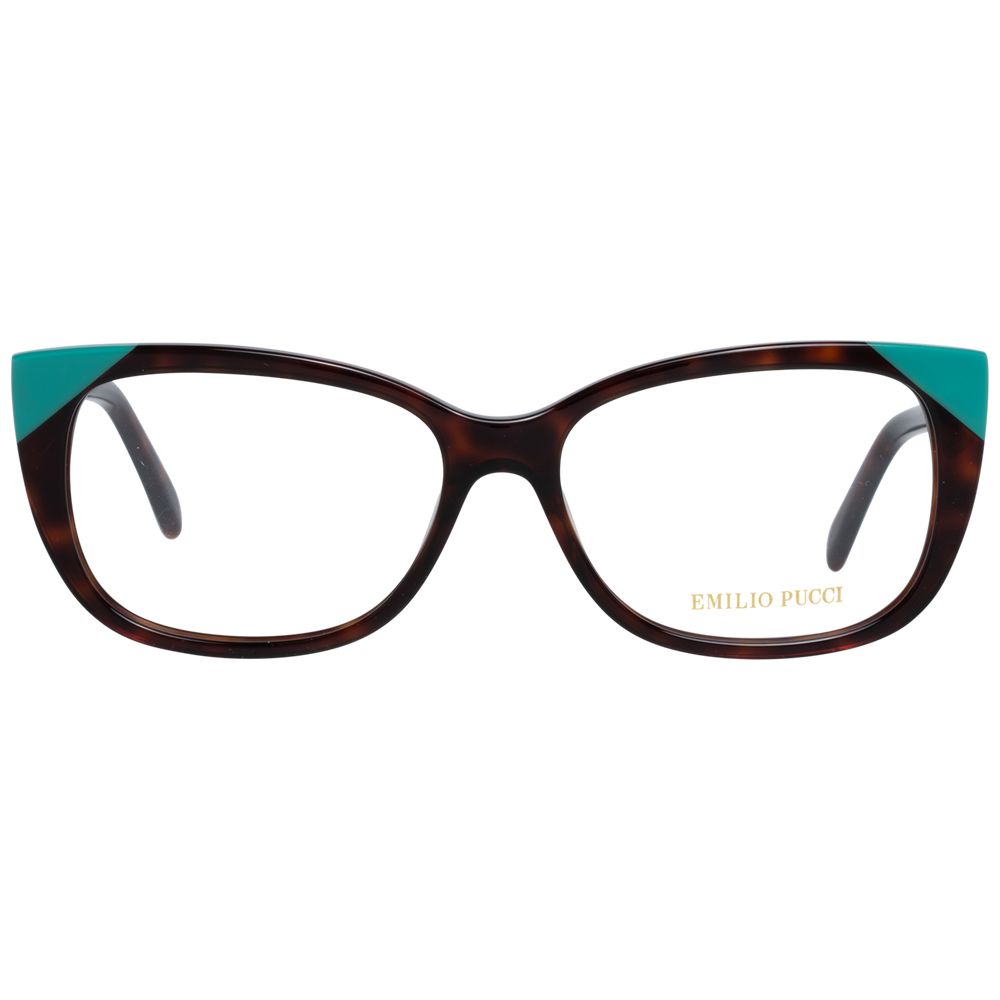 Emilio Pucci Brown Women Optical Frame Glam Steals