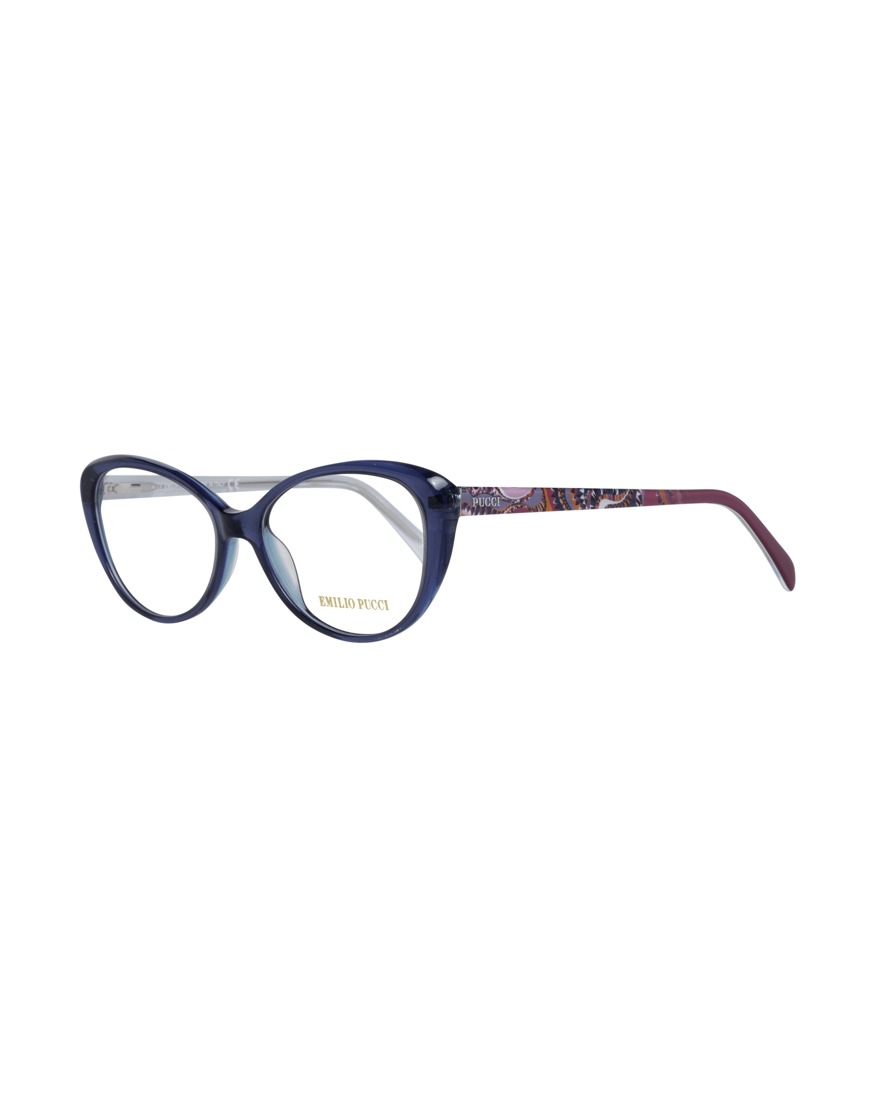 Emilio Pucci Chic Full-Rim Designer Blue Eyewear Glam Steals