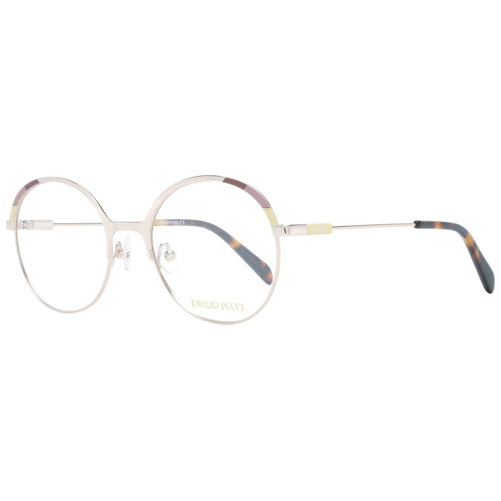 Emilio Pucci Gold Women Optical Frame Glam Steals