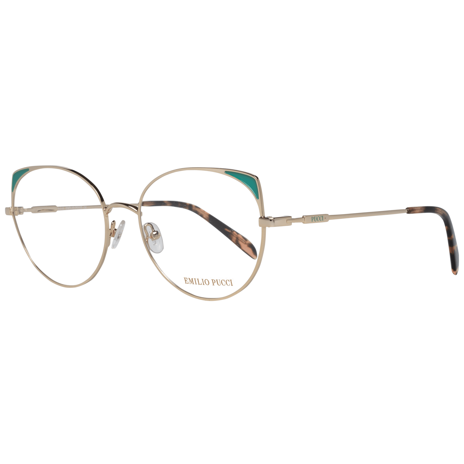 Emilio Pucci Gold Women Optical Frame Glam Steals